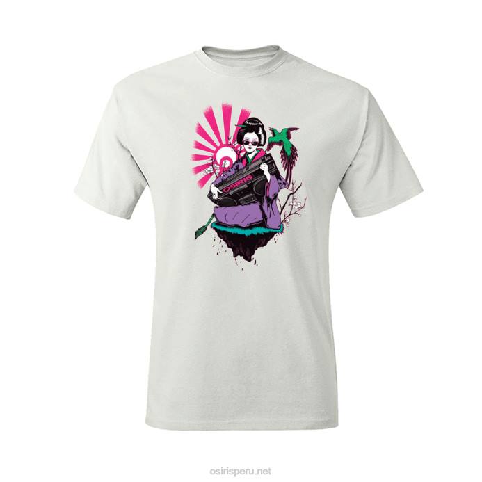 4F0H46 geisha camiseta blanca Osiris